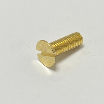 M3.5 X 20 BRASS SLOT COUNTERSUNK SCREWS