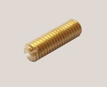 M4 X 10 BRASS SLOT GRUB SCREW DIN551 M4 X 10 BRASS SLOT GRUB SCREW DIN551