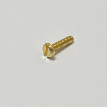 M4 X 35 BRASS SLOT PAN M4 X 35 BRASS SLOT PAN