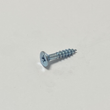 4.0 x 50 STEEL POZI DOUBLE CSK CHIPBOARD SCREW ZINC