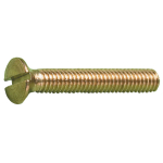 M5 X 35 BRASS SLOT COUNTERSUNK SCREWS