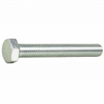0BA X 1" HT STEEL GRADE 'R' HEX SET ZINC CLEAR BS57