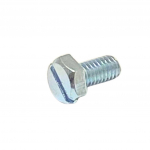 M5 X 12 STEEL 8.8 HEX SET WITH SLOT DIN 933 ZINC CLEAR