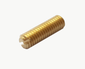 M3 X 12 BRASS SLOT GRUB SCREW DIN551