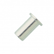 M6 STEEL ROUND FLAT HEAD OPEN  RIVNUT ZINC