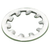 M16 Steel Internal Shakeproof Washer Zinc Clear