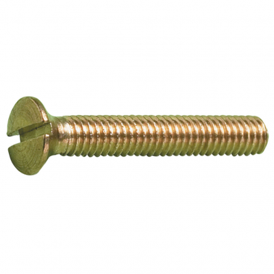 4BA X 3/8 BRASS SLOT COUNTERSUNK BS57