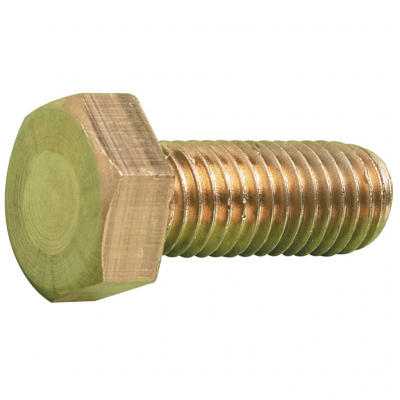 M12 X 35 BRASS HEX SET DIN 933