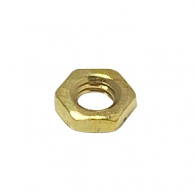 M12 BRASS HEX LOCK NUT