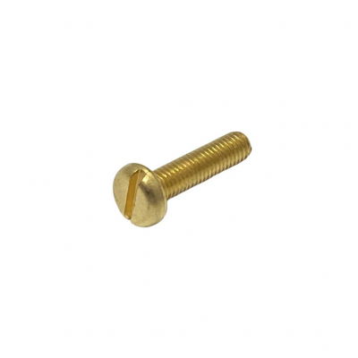 M4 X 45 BRASS SLOT PAN DIN 85