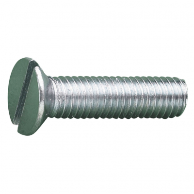 M12 X 50 STEEL SLOT COUNTERSUNK ZINC DIN 963