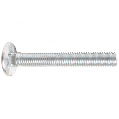 M10 X 20 STEEL 8.8 CUP SQUARE BOLT DIN603 ZINC CLEAR