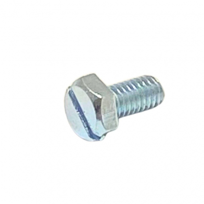 M5 X 12 STEEL 8.8 HEX SET WITH SLOT DIN 933 ZINC CLEAR