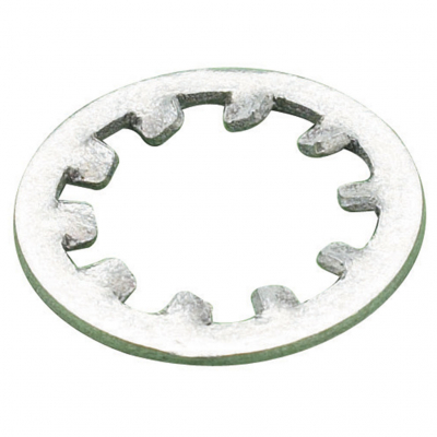 M5 STEEL INTERNAL TOOTHED SHAKEPROOF WASHER ZINC CLEAR DIN 6797-J (also known as type I)