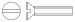 4BA X 3/8 BRASS SLOT COUNTERSUNK BS57